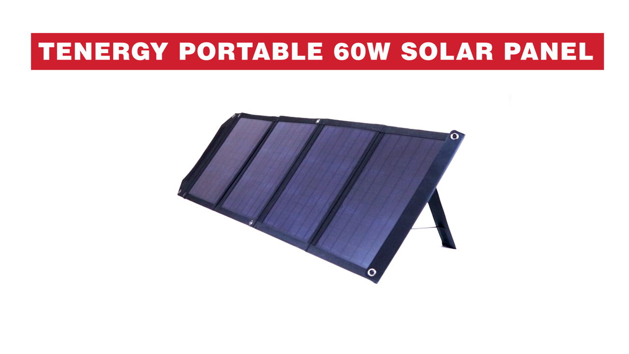 Amazon.com : Tenergy Foldable 60W Solar Panel Charger for Camping